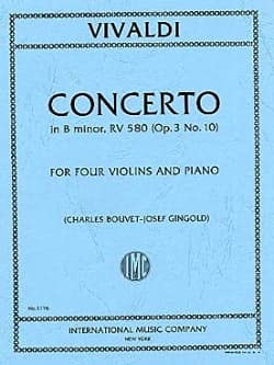 Antonio Vivaldi-Concerto F Iv N. 10 Si M. (Bouvet/Gingold)-BOOK