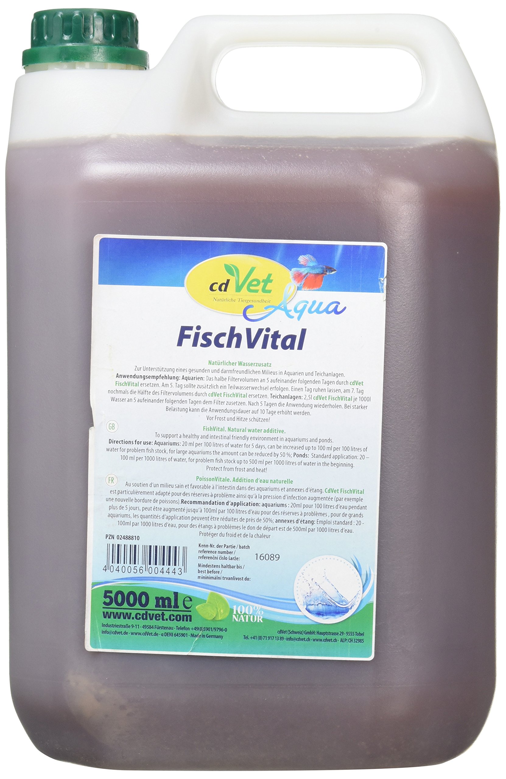 FischVital 5l | biologischer Wasserzusatz für Fische