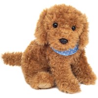 Teddy Hermann 91977 Goldendoodle Pudel Hund sitzend 30 cm, Kuscheltier, Plüschtier mit recycelter Füllung