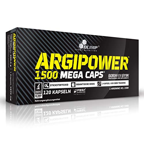 5 x Olimp Argi Power 1500, 120 Mega Caps (5er Pack)