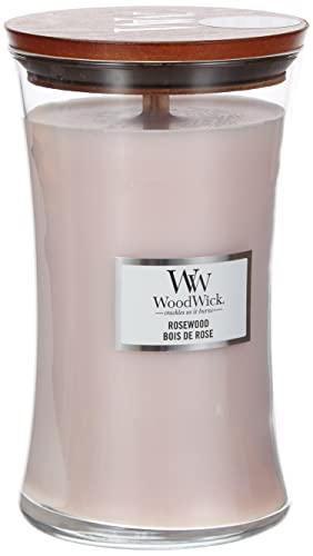 Woodwick Candle, Light Pink, Large