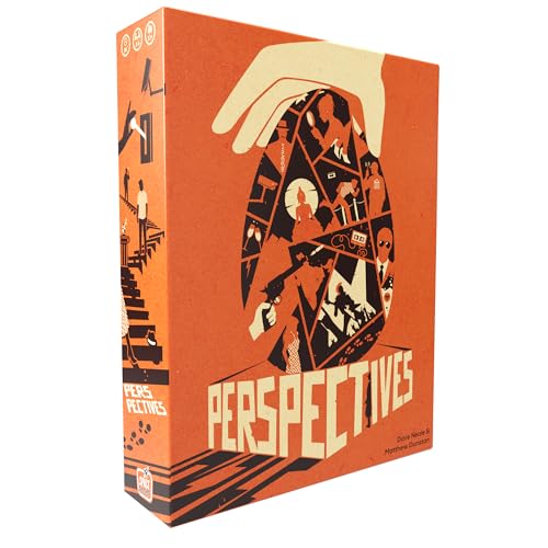 Perspektiven (Orange Box) - Mystery Game, kooperatives Geschichtenerzählspiel für Kinder und Erwachsene, ab 14 Jahren, 2-6 Spieler, 90 Minuten Spielzeit, hergestellt von Space Cowboys