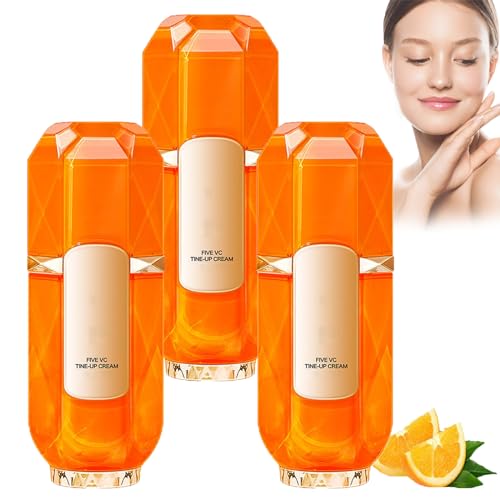 Fünffache Vitamin-C-Lichtcreme, Fünf-Vitamin-C-Tonisierungscreme, Vitamin-C-aufhellende Gesichtscremes, Feuchtigkeitsspendende Gesichtstonisierungscreme (3 Stk)