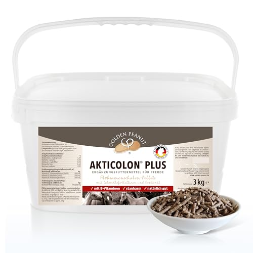 Akticolon PLUS Flohsamenpellets 3 kg Eimer Prebiotic Bentonit Vitamin B Komplex