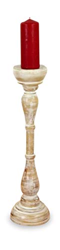 livasia Kerzenhalter weiße Lady, Kerzenständer, Kerzenleuchter, Stimmungsleuchter (60cm)