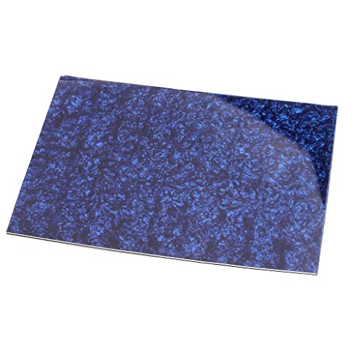 Sharplace Blank Electric/Acoustic Guitars Scratch Plate Blank Material Sheet - Blau