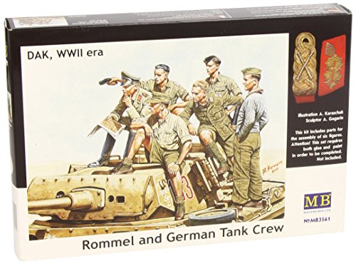 MasterBox MB3561 - 1/35 Rommel und Deutsche Panzerbesatzung