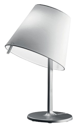 Artemide Melampo - Nachttischlampe, Sockel E27, Aluminium, Grau