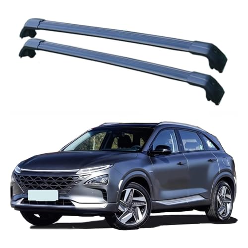 2 STK Auto Dachträger Schiene Querträger für Hyundai Nexo 5 SUV 2019 2020 2021. Autodachträger, Gepäckträger-Modifikationszubehör,C