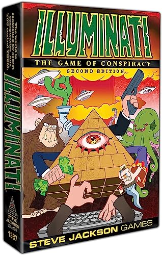 Steve Jackson Games SJG01387 Illuminati 2nd Edition (englische Ausgabe), Mehrfarbig