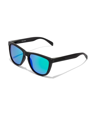 NORTHWEEK Unisex Regular Sonnenbrille, Matte Black-Emerald, Einheitsgröße