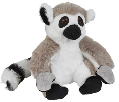 Plüsch grau Lemur/Ringschwanz Affe/Affe Kuscheltier 18 cm - Affen Waldtiere Plüschtiere Plüschtiere - Spielzeug für Kinder