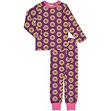 Maxomorra Mädchen Schlafanzug mit Sonnenblumen Pyjama LS Garden Sunflower