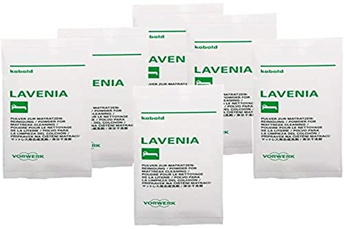 Packung mit 6 Umschlägen Lavenia für Waschbetten im Secco Staubsauger Vorwerk Original