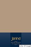 Janine Spannbettlaken ELASTIC 5002, Gr. 100x200 cm, Fb. 37 nougat, Elastic-Jersey