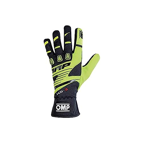 OMP OMPKK02743E059S Ks-3 Handschuhe My2018, Gelb/Schwarz, Größe S