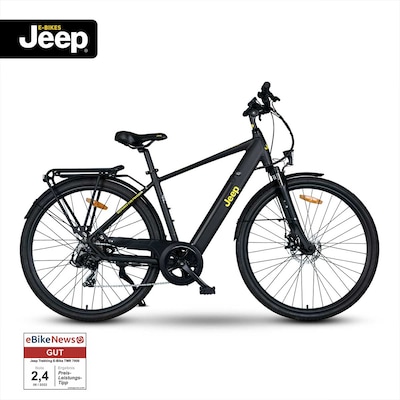 E-Mobilität Jeep Alu Trekking E-Bike,TMR7000 28**, black, RH 48 cm, He
