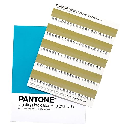 Pantone Lighting Indicator Stickers D65, LNDS-1PK-D65, mehrfarbig