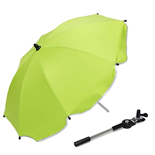 Tihuunwz Sonnenschirm, für den Außenbereich, Babyabdeckung, Sonnenschirm, UV-Strahlen, Regen, Schutz für Baby-Pflege, grün, Einheitsgröße