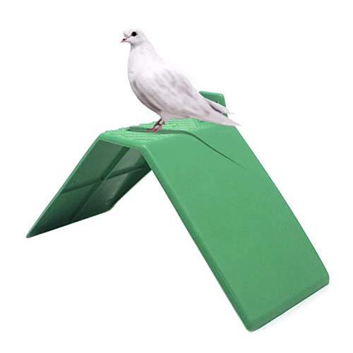 Yeglg 10 Stück Taubenablage, Kunststoff-Sitzstange für Tauben/Tauben/Taubenablage, rutschfest, für Vogelhäuser
