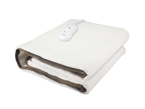 BEPER P203TFO100 Bettwärmer Einzel 150x80 cm, Soft Touch,Waschbar,60W,Wählbare Temperaturen, Überhitzungsschutz