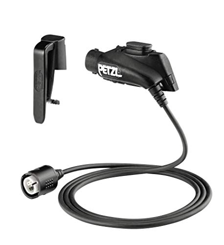 Petzl Erwachsene BELTKIT 2 Bluetooth Verlängerungskabel Und Gürtelclip Für Die Nao +-stirnlampe, Schwarz, One Size