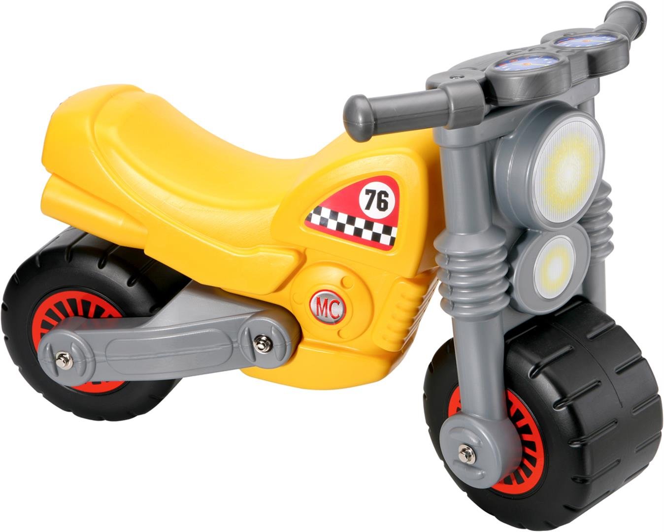 Wader Quality Toys Motorrad, gelb