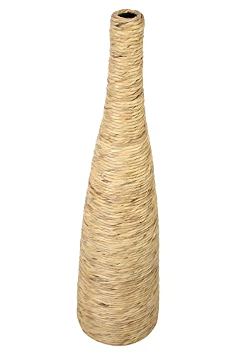 Dekovase Wasserhyazinthe, schöne Vase zum Dekorieren Ø 25 x 100 cm