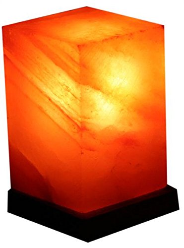 NaturGut Kristallsalz-Lampe Feng Shui 3-4 kg Salzlampe Leuchte mit Elektrik 3-4 kg aus Himalaya/Punjab/Pakistan