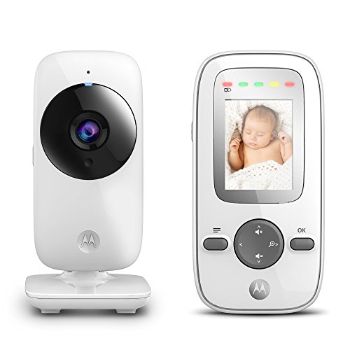 Motorola Baby MBP481 Video Babyphone , Baby-Überwachungskamera mit Zoom und 2,0 Zoll Farbdisplay , 300 Meter Reichweite