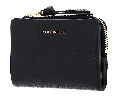 Coccinelle Softy Wallet Grained Leather Noir