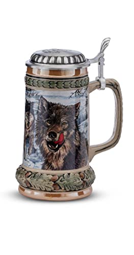 Artina Bierkrug Wolf, 0,5 Liter