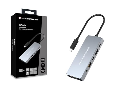 CONCEPTRONIC Dock USB-C->HDMI,2.5GbE,USBC/3.0,100WPD0.18m gr (DONN22G)
