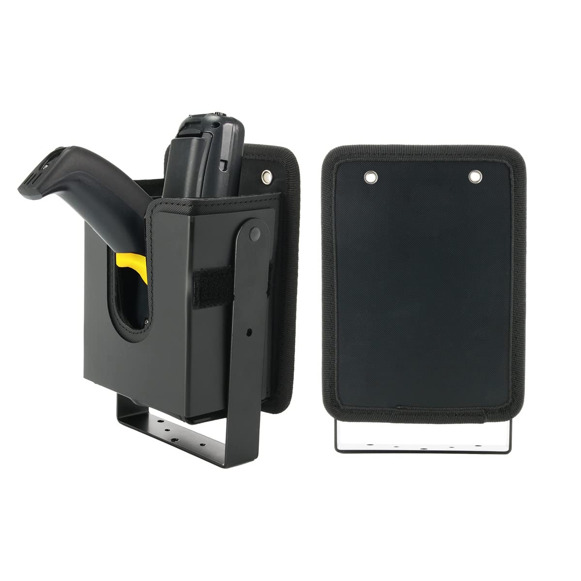 Mobilis Holster für Pistol Grip-Terminals zum Anschrauben an eine Wand oder einen Gabelstapler - Schnellzugriffssystem