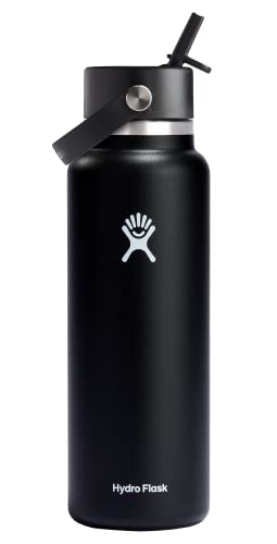 Hydro Flask 1,2 l breiter Flex-Trinkhalmdeckel, schwarz