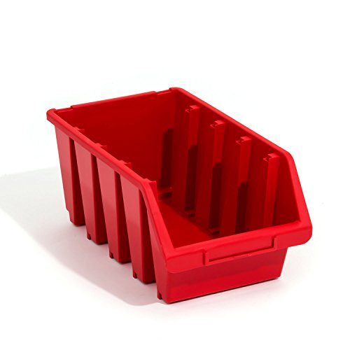 10 Stck. Ergobox Box Stapelboxen rot Gr.4 Lagerkiste Kunststoff 204x330x155