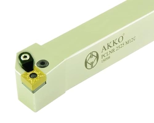 AKKO External Turning Toolholder, Metal Lathe Tool, Indexable Insert Holder, Alpha Coated CNC Machining Tools, Shank Tool for Turning, Industrial Metal Working Tools, PCLNL 3232 P12C, Left Hand
