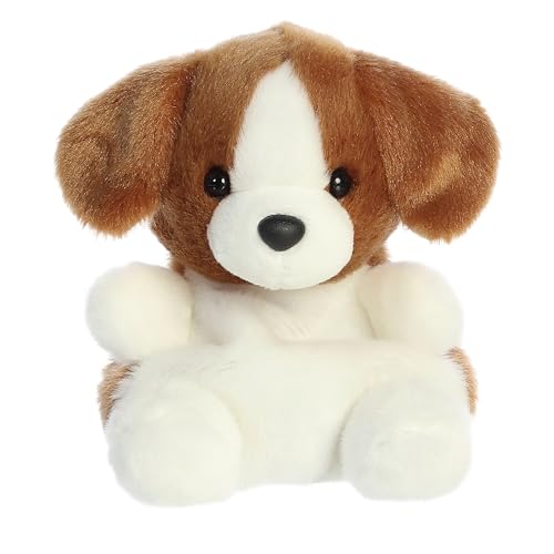 Aurora Adorable Palm Pals Buster Beagle Stuffed Animal - Pocket-Sized Play - Collectable Fun - Brown 5 Inches