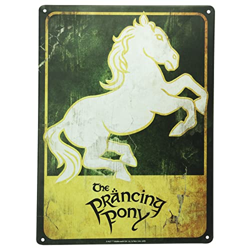 ABYstyle - Herr der Ringe Metallschild Poney Fringant (28 x 38 cm)