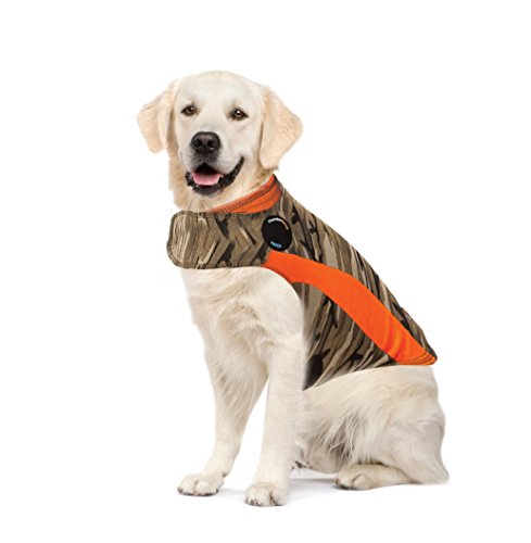 Thundershirt Polo-Shirt für Hunde, Angstzustände, von Tierärzten empfohlen zur Beruhigungslösung, Weste für Feuerwerk, Thunder, Reisen und Trennung, X-Large, Camouflage