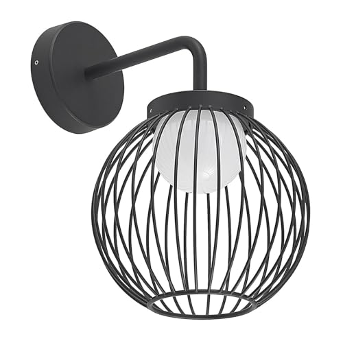 Lucande LED Wandleuchte außen 'Kartivan' (Modern) in Schwarz aus Aluminium u.a. für Wohnzimmer & Esszimmer (1 flammig,) - LED-Außenwandleuchten Wandlampe, Led Außenlampe, Outdoor Wandlampe