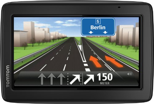 TomTom Start 25 M Europe Traffic Navigationsgerät (Free Lifetime Maps, 13 cm (5 Zoll) Display, TMC, Fahrspurassistent, Parkassistent, IQ Routes, 49 Länder) schwarz