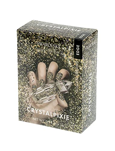 Swarovski Crystal Pixie Edge Nail Box 5g Golden Dreams