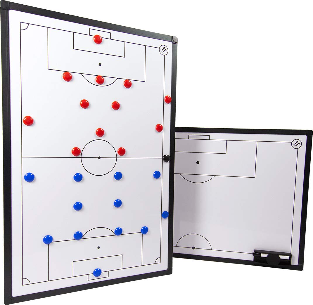 ELF Sports Premium Magnet - Fußball Taktiktafel inkl. Zubehör - beidseitiger Druck - 3 Größen wählbar, Größe:90 x 60 cm