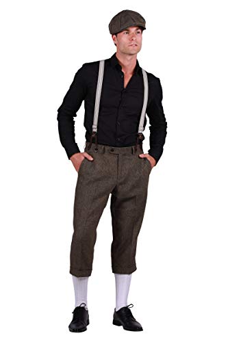 Thetru Herren Kostüm 20er Jahre Hose Karneval Fasching braun Gr. 48