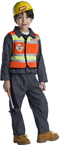Dress Up America Bauarbeiter- Größe S 4-6 Jahre