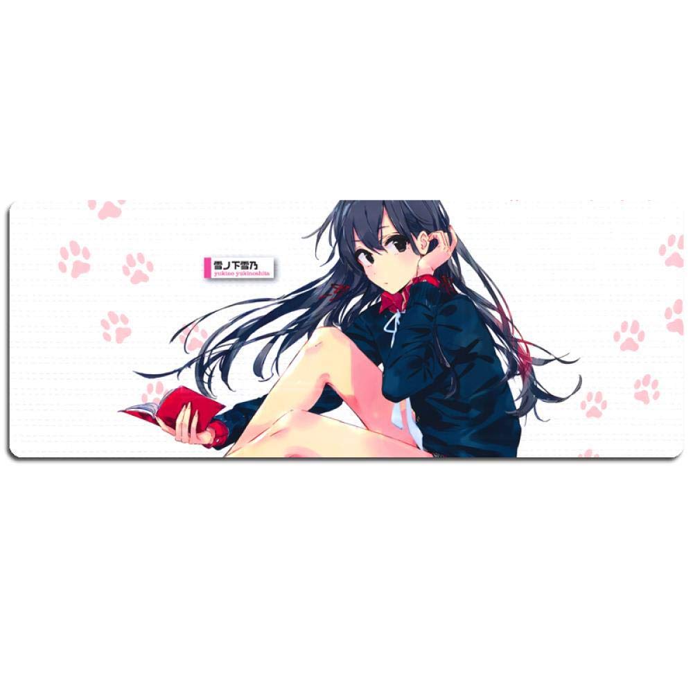 Mauspad My Youth Love Anime 900X400mm Mouse Pad,Extended XXL Large Professional Gaming Mouse Mat with 3mm-Thick Base,for notebooks, PC, Q