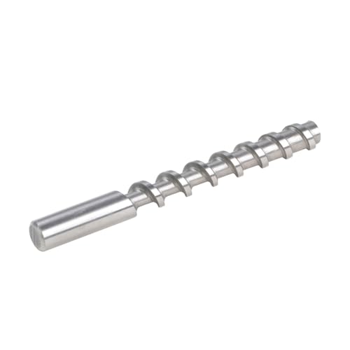 SHIDIFE 8MM x 82MM / 10x120MM Keramik Schlamm Pulver Extruder Mikro Schraube Throat Feed Rod Feed Rod 3D Drucker Zubehör (Color : 8x82mm Hardened)