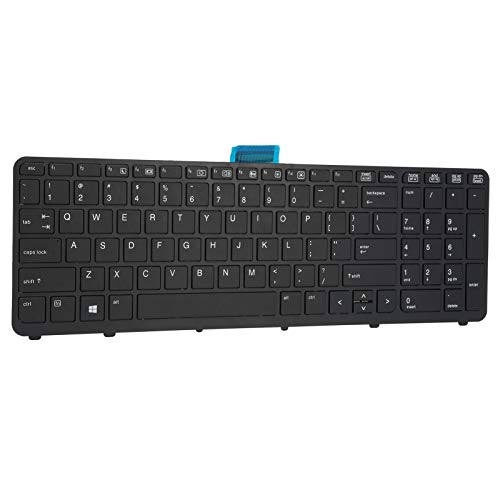 Goshyda Tastatur, kleine Tastatur Ultra-leises, hochwertiges ABS für HP ZBOOK 15 G1 G2 17 G1 G2 US-Laptop-Computerzubehör
