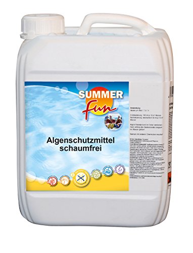 Summer Fun 502010745 Algenschutzmittel Kanister Schaumarm, 5 Liter